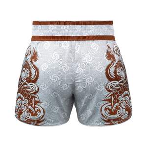 Pantalones Cortos de Muay Thai para Hombre, Estampado de Cobra Satinado, Cintura Elástica, para Entrenamiento de Gimnasio, Kickboxing, Ligeros, Coloridos - Product Image 3