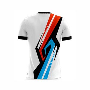 Maillots et shorts de football personnalisés 100 % polyester respirant imprimés, uniformes à manches courtes, couleur et logo personnalisés, service OEM/ODM - Product Image 5