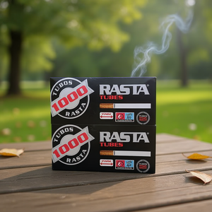 Rasta <b>Tubes</b> 15Mm Plastic <b>Filter</b> 1000 Count Smoking Accessory - Product Image 3