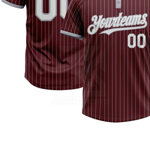 Entrega Rápida, Camisetas de Béisbol Lisas con Impresión Personalizada, Jersey de Béisbol Azul Sublimado, Jersey de Béisbol Económico para Hombre/Juvenil - Product Image 4