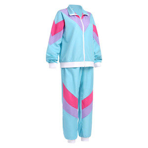 Chándal Deportivo para Mujer con Bloques de Color, Manga Larga, Cuello Camisero, Cierre de Cremallera, Bolsillos Laterales, Transpirable, para Primavera - Product Image 1