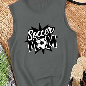 Design SOCCER MOM avec ballon de football Gilet décontracté pour femme - Product Image 3