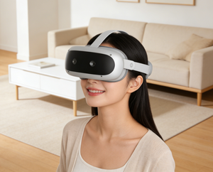 ชุดหูฟัง 6DOF MR <span class=keywords><strong>VR</strong></span> รองรับท่าทางมือ SLAM ทำแผนที่พอยต์คลาวด์ บริการท้องถิ่น ปกป้องความเป็นส่วนตัว - Product Image 1