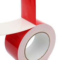 Ruban adhésif en mousse PE double face blanc en vrac pour crochets muraux, haute adhérence pour locations et décoration intérieure