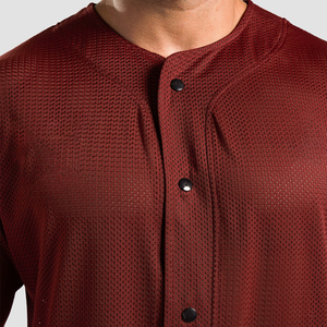 Nuevo Diseño, Jersey de Béisbol de Alta Calidad con Botones Delanteros, Corte Regular, Talla Grande, Ropa Deportiva para Todas las Temporadas, el Mejor Jersey de Béisbol - Product Image 3