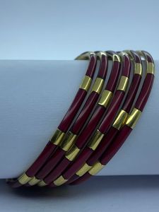 <b>Resin</b> Brass Bangles Women Fashion Bracelet Gold Plated Brass Jewelry Handmade Bangles Luxury Bracelet Wholesale Jewelry Custom - Product Image 4