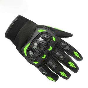 Guantes de Carreras de PU con Dedos Completos, Antideslizantes, con Cierre de Gancho y Bucle, Unisex, para Motocross al Aire Libre - Product Image 1