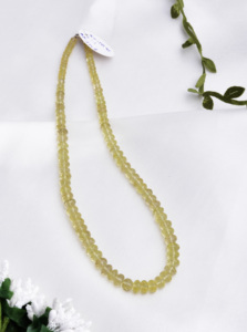 Perles facettées en quartz citron naturel, 1 brin, pierres précieuses pour la création de bijoux fins - Product Image 3