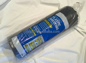Lámina de Plástico de Polietileno Negro para Construcción, 4m x 50m x 200um - Product Image 3