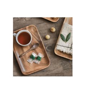 Juego de bandejas de madera Natural hechas a mano personalizadas, recién llegadas, plato de madera de acacia para desayuno y cena, comida fabricada exportada - Product Image 1
