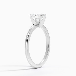 Anillo BOJ 091 con Corte Ovalado, Plata 925, Engaste de Puntas con Halo, Anillo Solitario con Diamante de 2ct, Color D, VVS1, Moissanita, Certificado GRA - Product Image 2