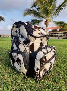 Fashion Leather Hair On Backpack Cowhide Travel Laptop Bag Vintage School Rucksack Durable Handmade LHBP-0019 - Product Image 6