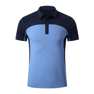 เสื้อโปโลผู้ชายแขนสั้นผ้าฝ้ายลำลอง - Product Image 1