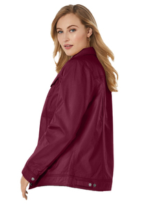 Women's High-Quality Sheep Leather Breathable Knitted Turtleneck Jacket Custom Colors and Sizes Women's High-Quality Sheep - Product Image 2