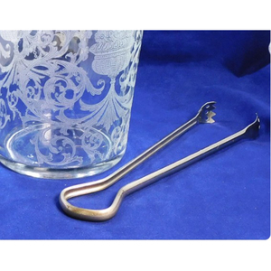 Pinzas para Hielo de Acero Inoxidable Ecológicas de Calidad Deluxe, Pinzas para Servir Cubos de Azúcar de Metal, Diseño Decorativo Grabado, Elegantes para la Cocina - Product Image 3