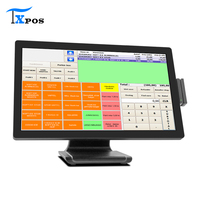 Terminal Punto de Venta con Pantalla Táctil OEM/ODM de 21.5 Pulgadas, Computadora Todo en Uno, Lector de Tarjetas POS, para Restaurante, Intel I5 Gen6, 8GB
