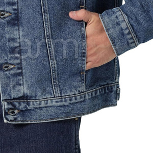Veste en jean unie, prix imbattable, service OEM, confortable, respirante, idéale pour l'hiver, en vente en ligne - Product Image 5