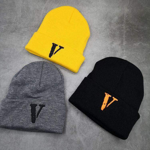 2026 <b>Winter</b> Unisex Beanie <b>Caps</b> 100% Acrylic Breathable Waterproof Casual Outdoor Adjustable Flat Embroidery Knitted <b>Cap</b> - Product Image 3