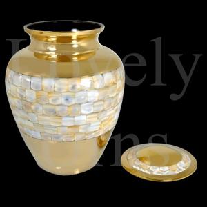 Urnas funerarias de nácar al por mayor en 3 tamaños: adulto, mediano y para recuerdo. Recipientes para cenizas. - Product Image 2