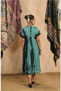 เดรสยาวลายดอกไม้ คอวี เซ็กซี่ แฟชั่นลำลองสำหรับผู้หญิง รุ่นปี 2026 ลดราคาสุดฮอต - Product Image 2