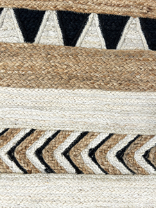 Tapis en jute tressé fait main en gros, tapis de couloir long 2x6 pi, tapis en jute tressé fait main sur mesure 2x3 pi, tapis de sol en fibres naturelles - Product Image 5