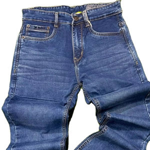 Pantalones Vaqueros Casuales de Moda para Hombre, Estilo Cargo Holgado con Botones, Jeans de Mezclilla para Hombre - Product Image 1