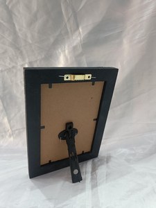 Hand Crafted Fresh Arrival Mother of Pearl Inlay Photo <b>Frame</b> | Black <b>With</b> Leaf Inlay Pattern | Handmade Luxury Décor - Product Image 2