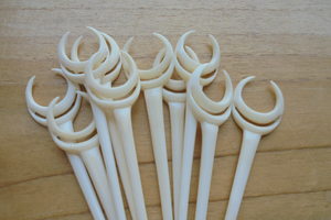 ไม้เสียบผมทำมือจากกระดูก |   กิ๊บติดผมสไตล์วินเทจ - Product Image 2