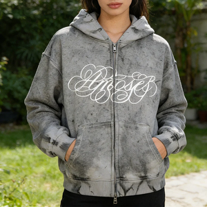 Sweat-shirt pour femme à manches longues et fermeture éclair, style ample, automne-hiver, mode européenne et américaine, streetwear, hip-hop, punk - Product Image 4