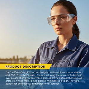 อุปกรณ์ป้องกันส่วนบุคคลแว่นตาความปลอดภัย OTG - Product Image 6