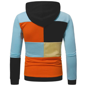 Sudadera con capucha de forro polar de media cremallera para hombre con logo personalizado, de peso pesado, para exteriores, con estampado personalizado de fábrica, informal - Product Image 2
