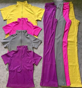 Ensembles tendance pour femmes 2026 : Ensemble deux pièces avec grand nœud au dos, vêtements pour femmes, manches raglan, pantalon évasé, ensembles sportifs pour femmes - Product Image 5