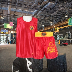 ชุดซ้อมคิกบ็อกซิ่งแบบสั่งทำพิเศษจากสหรัฐอเมริกา ชุดยูนิฟอร์มซานด้า ชุดฝึกซ้อม ชุดกีฬาศิลปะการต่อสู้ระดับพรีเมียม - Product Image 3