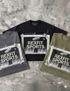 Camisetas de Alta Calidad con Serigrafía, Hombros Caídos, Tela Suave, Estilo Urbano, Fabricante de Camisetas de Algodón Extra Grandes Personalizadas - Product Image 4