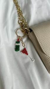 Porte-clés élégant fait main avec de magnifiques détails perlés pour un usage quotidien et des cadeaux - Product Image 6