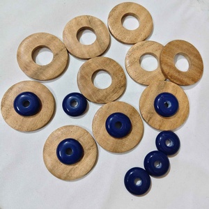 Perles rondes en résine blanches, couleur personnalisée, perles en vrac pour la fabrication de bijoux par la collection artisanale - Product Image 2