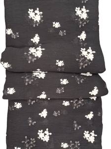 Tela de Chifón Negra Estampada de Excelente Calidad, Tejida, Transpirable y Ligera para Confección de Vestidos, Saris y Dupattas para Niñas y Mujeres, de Fábrica - Product Image 2