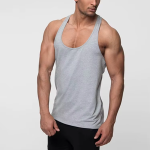 Custom <b>Men</b> Sleeveless Tank Top Gym Wear Bodybuilding <b>Stringer</b> <b>Vest</b> Breathable Quick Dry Fitness Sports Shirt - Product Image 5