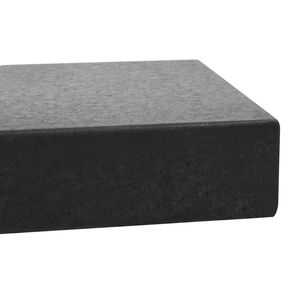 Base per Ombrellone da Patio in Acciaio Inossidabile e Granito Nero, Design Standard - Product Image 6