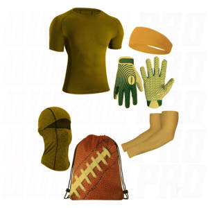 Fabrikpreis American Football Uniformen Paketangebot Maßgefertigte Polyester Sublimations-Sportbekleidung Schnelltrocknende Uniform Zubehör Taschen - Product Image 4
