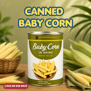 Maíz Dulce Entero en Conserva Kim Minh International Vietnam en Salmuera, Listo para Comer, Tamaños de 15oz y 20oz, 24 Meses de Caducidad - Product Image 2