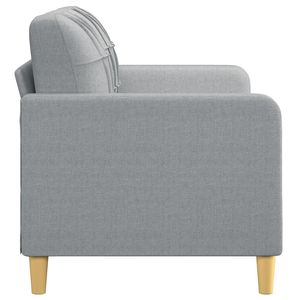Sofá de 2 Plazas Gris Claro de Metal y Textilene, Tela 100% Poliéster para Sala de Estar - Product Image 4