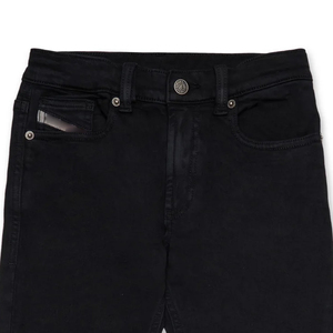 Pantalon pour garçons à coupe droite, vêtement décontracté, tissu en coton durable / confortable, mode quotidienne, couleur unie avec bouton - Product Image 2