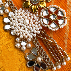 Handcrafted Kundan Lehriya <b>Envelope</b> Designer Shagun <b>Gift</b> <b>Envelope</b> for Wedding Return <b>Gifts</b> and Festive Occasions - Product Image 2