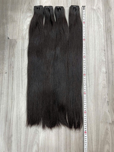 Extensions de Cheveux Humains Lisses Couleur Naturelle 100% Cheveux Vietnamiens 8-34 Pouces Double Trame Faite à la Machine Prêtes à l'Expédition - Product Image 4