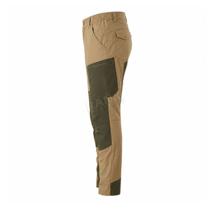 Pantalon de travail pour homme, coupe droite, blocs de couleur, plusieurs poches, taille élastique, séchage rapide, en toile, pour l'automne et les activités de plein air - Product Image 1