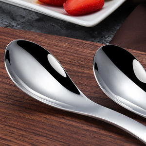 Stainless Steel <b>Soup</b> <b>Spoon</b> household dinner Table Decor Use Good Quality and Amazing Prices - Product Image 1