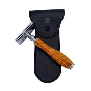 Afeitadora Facial Manual de Doble Cuchilla de Acero Inoxidable BEIKELIN, Nueva Llegada, para Hombres, Depilación, Afeitadora de Barbería - Product Image 5
