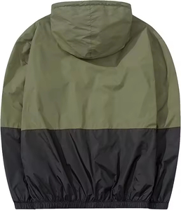 Mens Windbreaker <b>Jacket</b> <b>Lightweight</b> Hooded Zip Closure Outerwear Water Resistant Sports Coat Breathable Daily Wear - Product Image 4