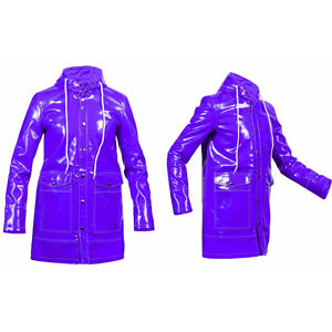 Abrigo Unisex Premium de Cuero PVC Impermeable - Protección Contra Tormentas y Lluvia para Exteriores, Diseño Invernal de Estilo Urbano - Product Image 2